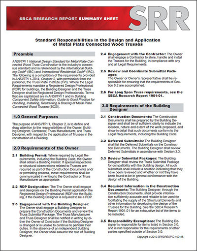 Standard Design Responsibilities in the Design and Application of Meta ...