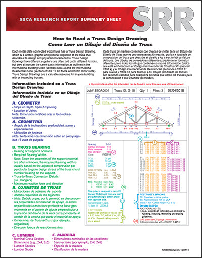 How to Read a Truss Design Drawing (50 copies)