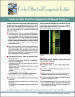 Facts on the Fire Performance of Wood Trusses (50 copies)