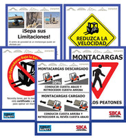 Forklift Safety Poster Set (5 posters)
