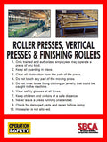 Truss Press Safety Poster 18" x 24"
